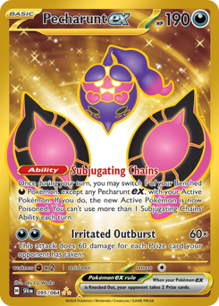 Pecharunt ex, Shrouded Fable #95, Pokémon TCG card