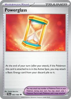 Powerglass, Shrouded Fable #63, Pokémon TCG card