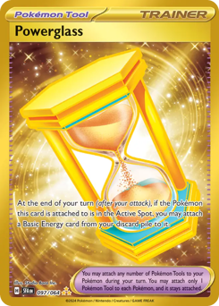 Powerglass, Shrouded Fable #97, Pokémon TCG card