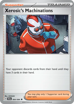 Xerosic's Machinations, Shrouded Fable #64, Pokémon TCG card