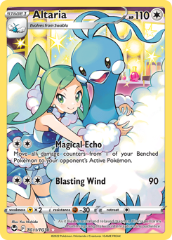 Altaria, Silver Tempest Trainer Gallery #TG11, Pokémon TCG card