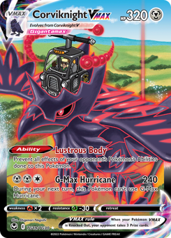 Corviknight VMAX, Silver Tempest Trainer Gallery #TG19, Pokémon TCG card