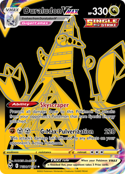 Duraludon VMAX, Silver Tempest Trainer Gallery #TG30, Pokémon TCG card