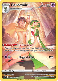 Gardevoir, Silver Tempest Trainer Gallery #TG05, Pokémon TCG card
