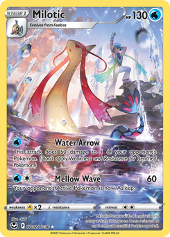 Milotic, Silver Tempest Trainer Gallery #TG02, Pokémon TCG card