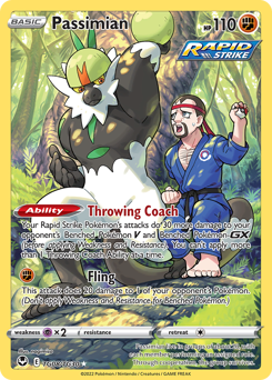 Passimian, Silver Tempest Trainer Gallery #TG08, Pokémon TCG card
