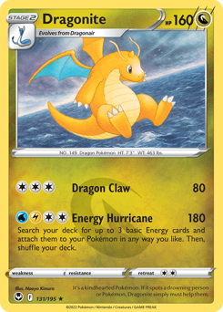 Dragonite, Silver Tempest #131, Pokémon TCG card