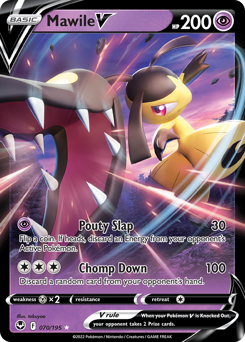 Mawile V, Silver Tempest #70, Pokémon TCG card