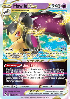 Mawile VSTAR, Silver Tempest #71, Pokémon TCG card