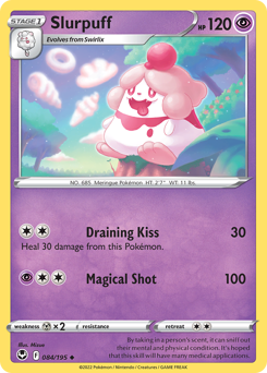 Slurpuff, Silver Tempest #84, Pokémon TCG card