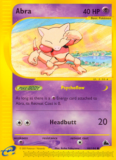 Abra, Skyridge #46, Pokémon TCG card