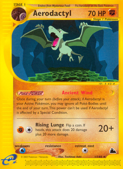 Aerodactyl, Skyridge #1, Pokémon TCG card