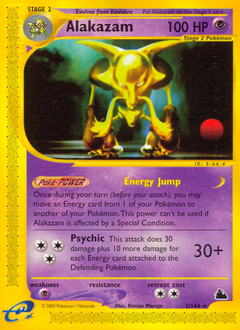 Alakazam, Skyridge #2, Pokémon TCG card
