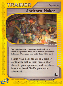 Apricorn Maker, Skyridge #121, Pokémon TCG card