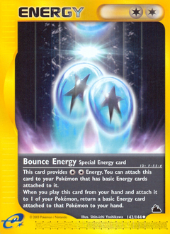Bounce Energy, Skyridge #142, Pokémon TCG card