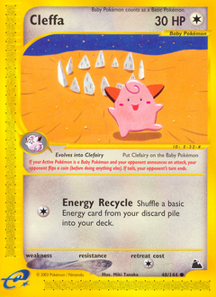 Cleffa, Skyridge #48, Pokémon TCG card