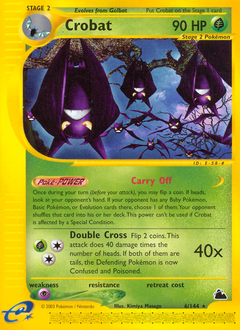 Crobat, Skyridge #6, Pokémon TCG card