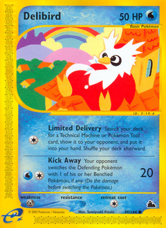 Delibird, Skyridge #49, Pokémon TCG card