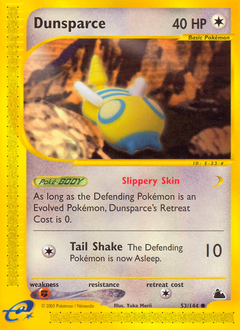 Dunsparce, Skyridge #53, Pokémon TCG card