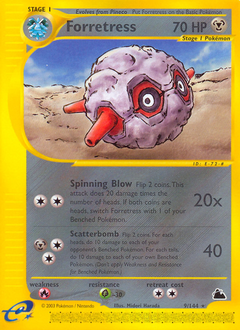 Forretress, Skyridge #9, Pokémon TCG card