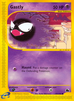 Gastly, Skyridge #57, Pokémon TCG card