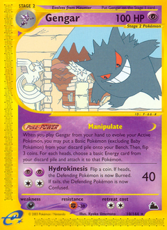 Gengar, Skyridge #10, Pokémon TCG card