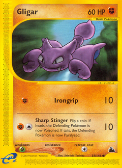Gligar, Skyridge #59, Pokémon TCG card