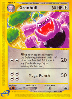 Granbull, Skyridge #61, Pokémon TCG card