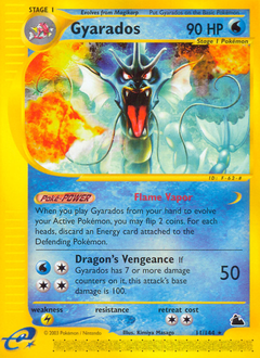 Gyarados, Skyridge #11, Pokémon TCG card