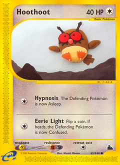 Hoothoot, Skyridge #65, Pokémon TCG card