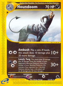 Houndoom, Skyridge #12, Pokémon TCG card