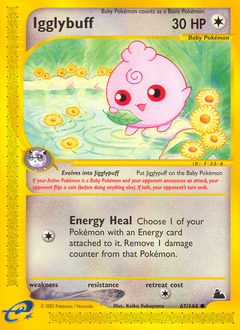 Igglybuff, Skyridge #67, Pokémon TCG card