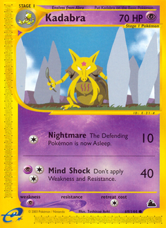 Kadabra, Skyridge #69, Pokémon TCG card
