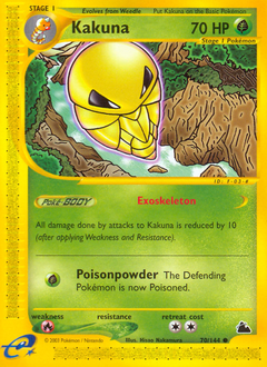 Kakuna, Skyridge #70, Pokémon TCG card