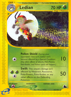 Ledian, Skyridge #15, Pokémon TCG card