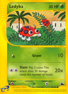 Ledyba, Skyridge #73, Pokémon TCG card