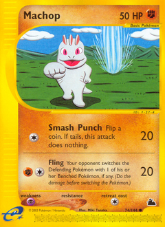 Machop, Skyridge #74, Pokémon TCG card