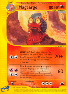 Magcargo, Skyridge #17, Pokémon TCG card