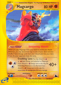Magcargo, Skyridge #18, Pokémon TCG card