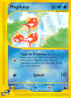 Magikarp, Skyridge #75, Pokémon TCG card