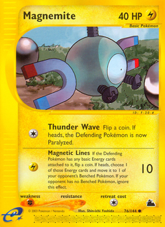 Magnemite, Skyridge #76, Pokémon TCG card