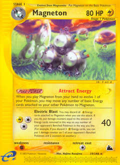 Magneton, Skyridge #19, Pokémon TCG card