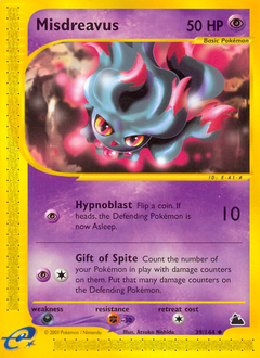 Misdreavus, Skyridge #39, Pokémon TCG card