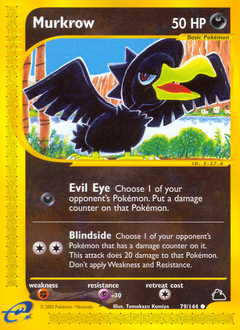 Murkrow, Skyridge #79, Pokémon TCG card