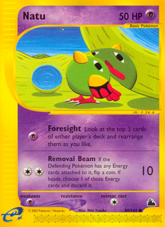 Natu, Skyridge #80, Pokémon TCG card