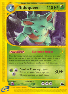 Nidoqueen, Skyridge #22, Pokémon TCG card