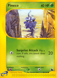 Pineco, Skyridge #85, Pokémon TCG card