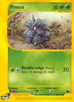 Pineco, Skyridge #86, Pokémon TCG card