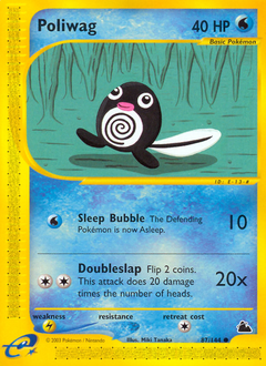 Poliwag, Skyridge #87, Pokémon TCG card