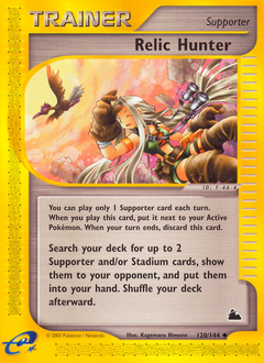 Relic Hunter, Skyridge #120, Pokémon TCG card
